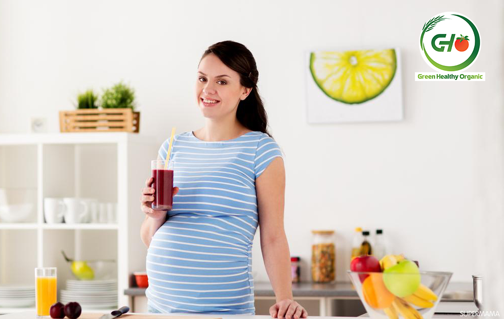 nước ép dinh dưỡng cho bà bầu