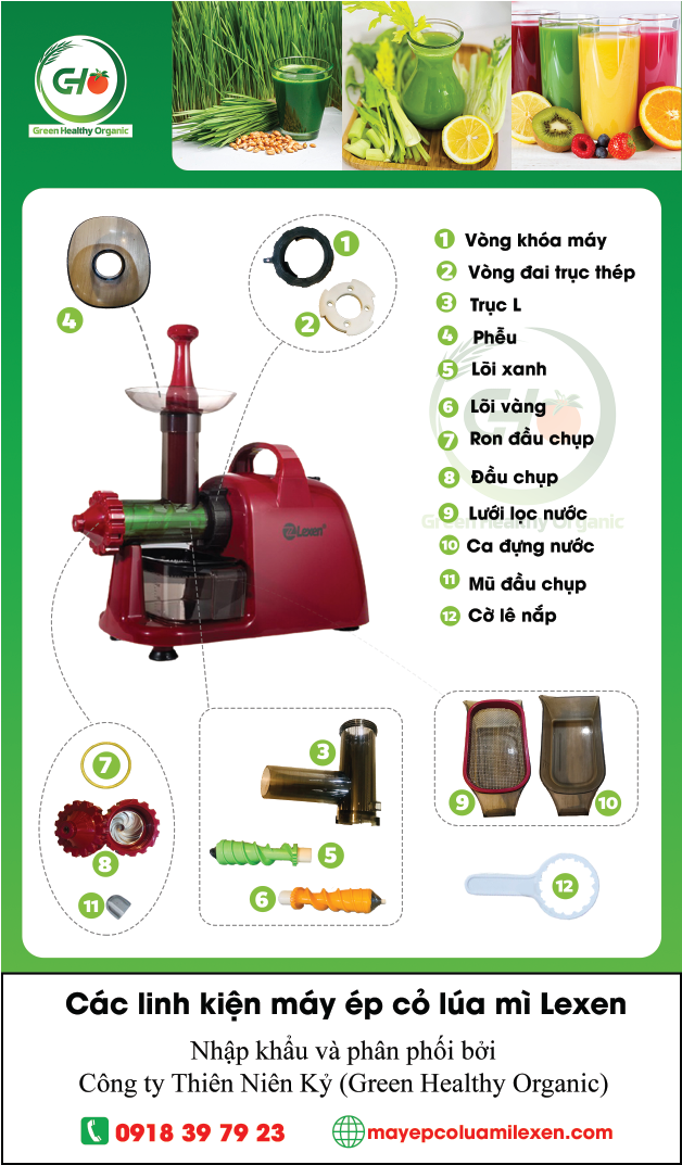 Các linh kiện máy ép
