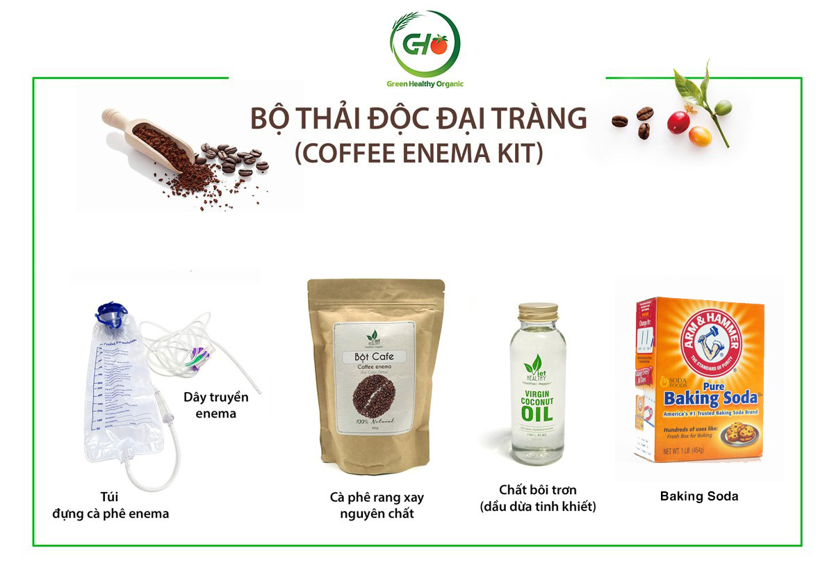 Combo Thải độc đại tràng bằng coffee