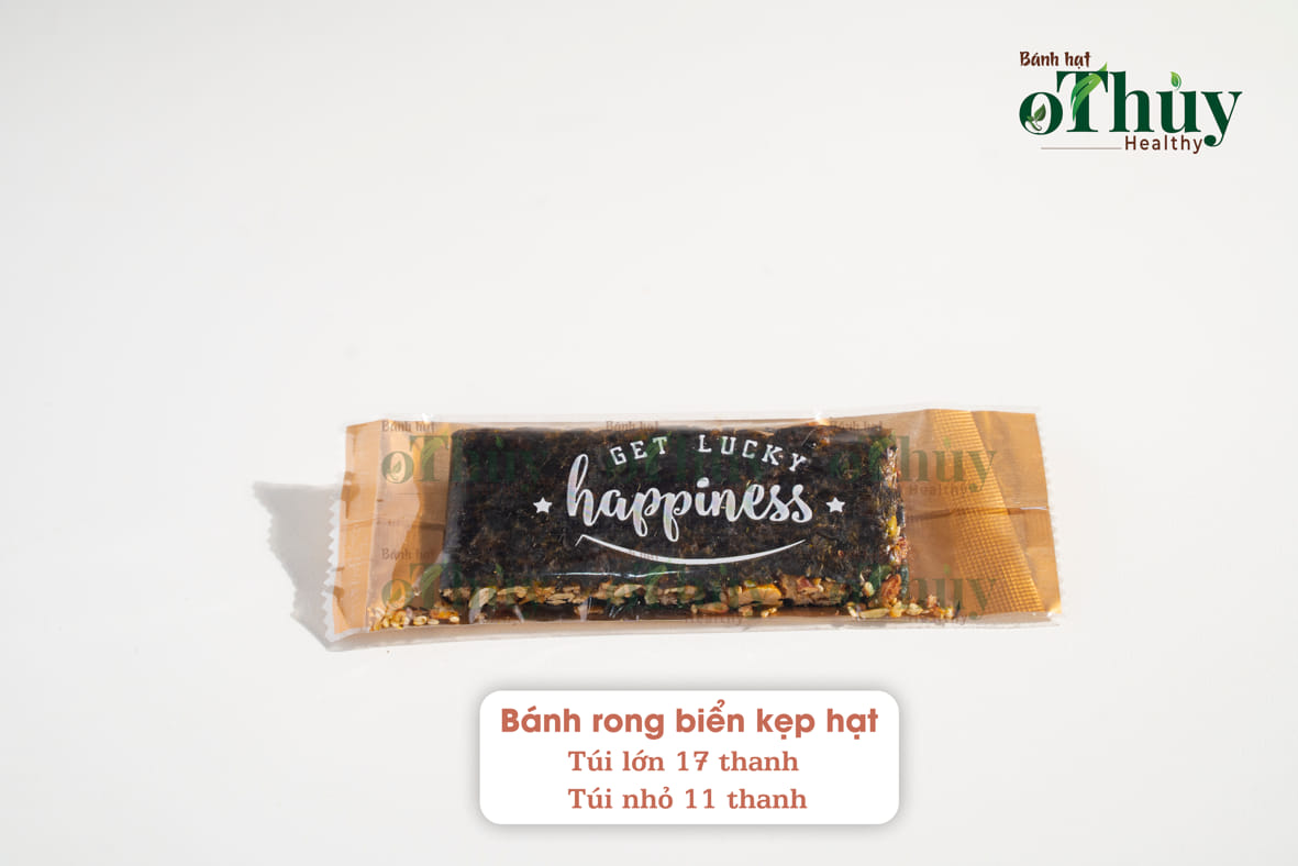 bánh rong biển kẹp hạt